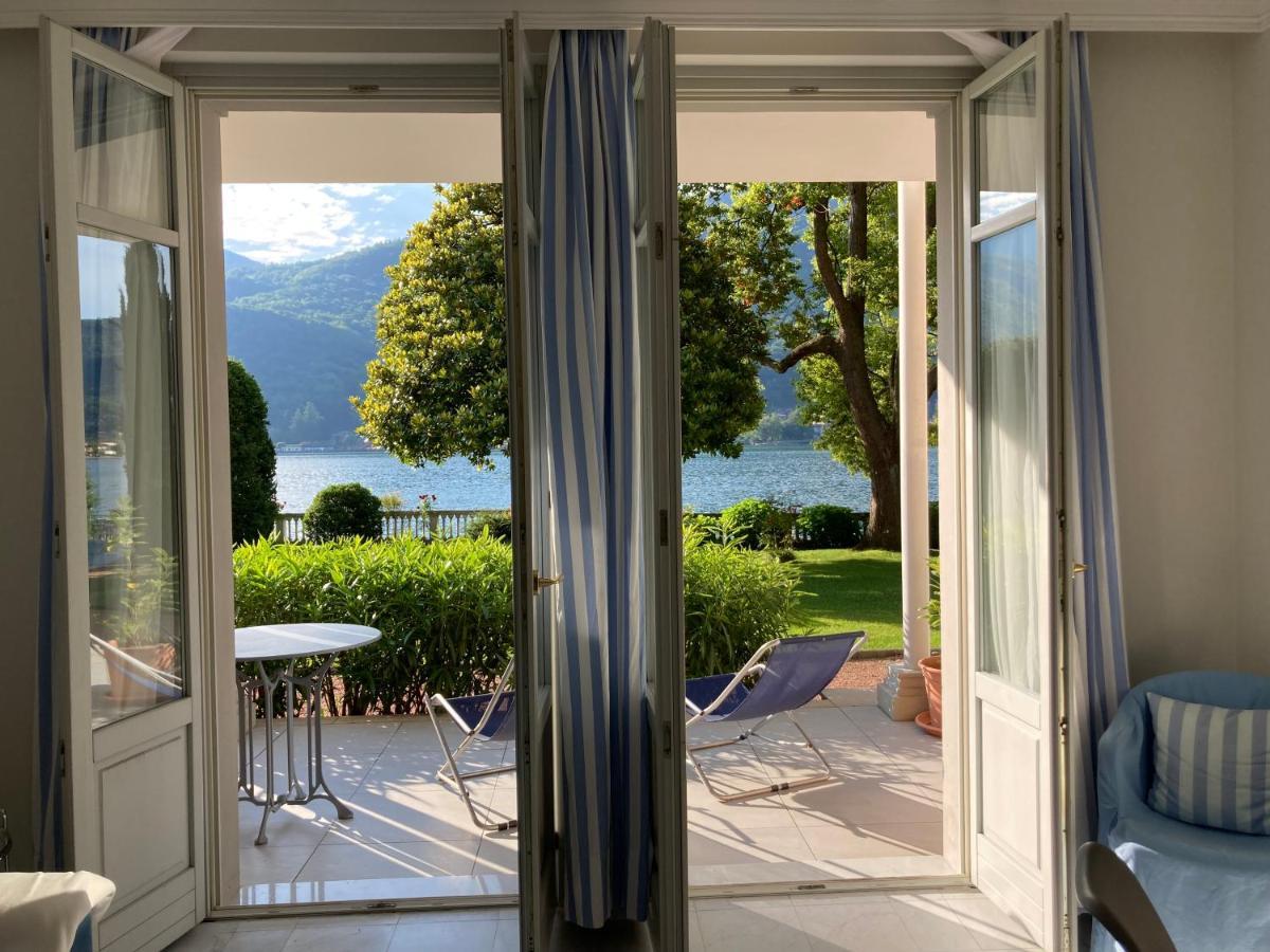 Ville Lago Lugano Porto Ceresio Esterno foto