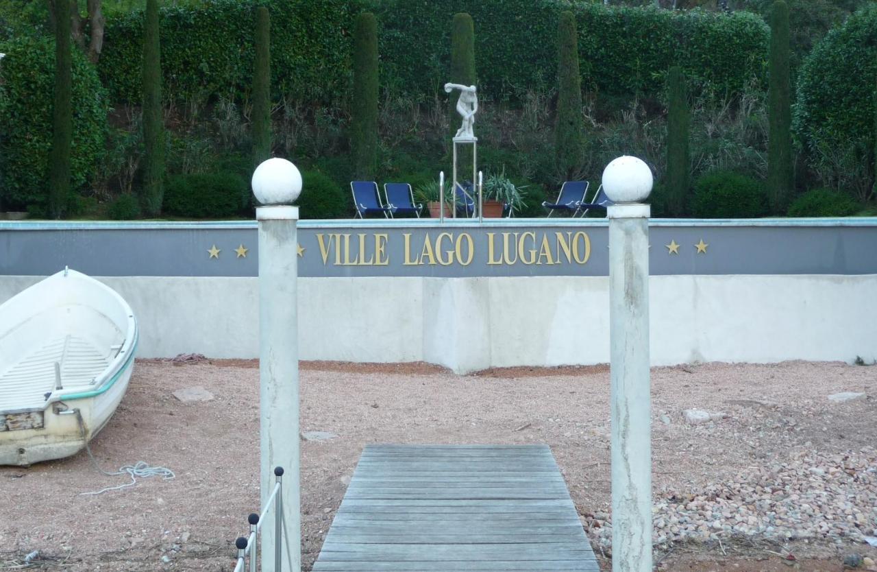 Ville Lago Lugano Porto Ceresio Esterno foto