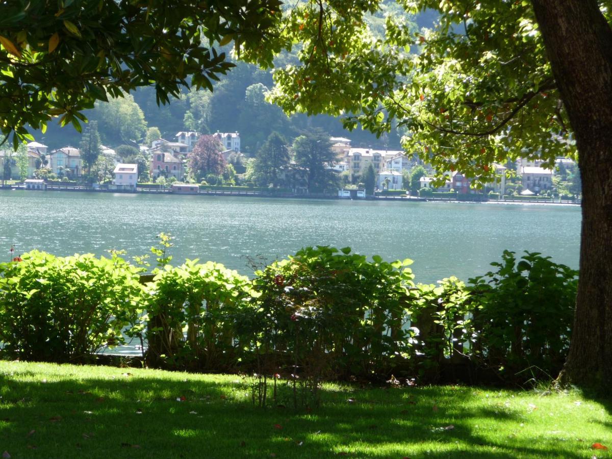 Ville Lago Lugano Porto Ceresio Esterno foto