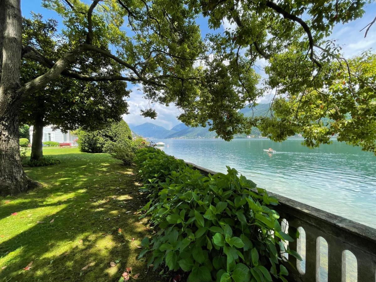 Ville Lago Lugano Porto Ceresio Esterno foto