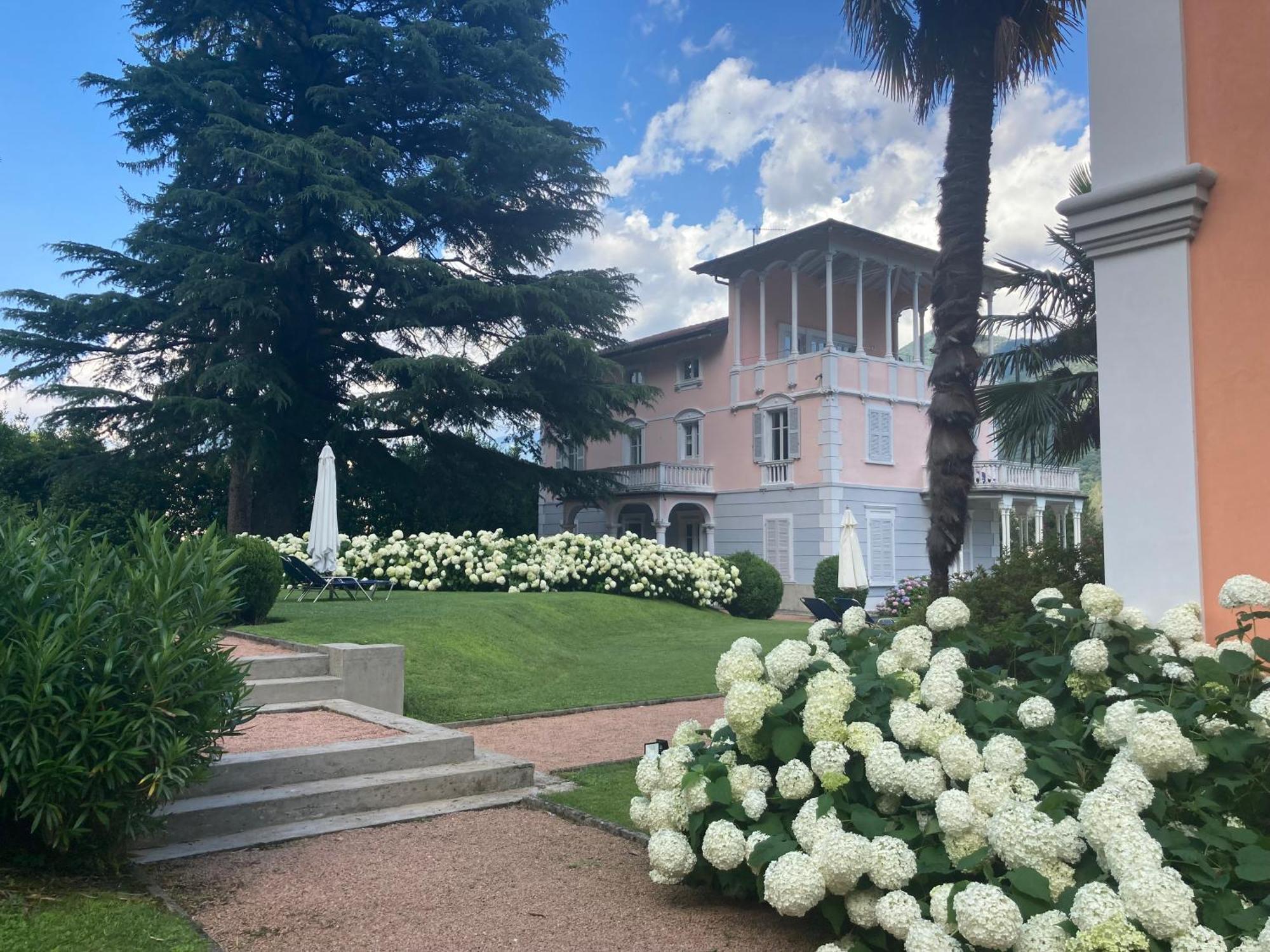 Ville Lago Lugano Porto Ceresio Esterno foto