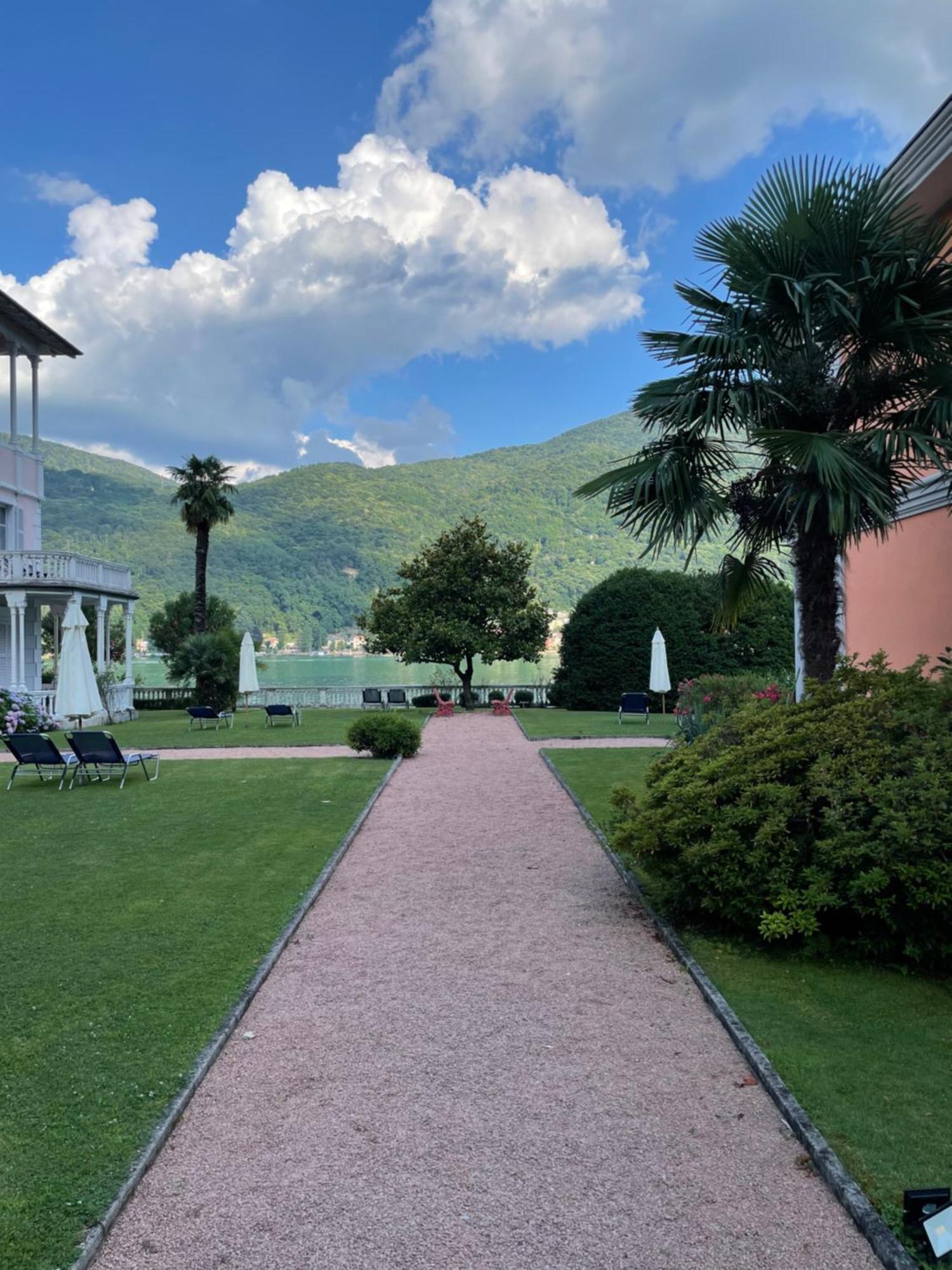Ville Lago Lugano Porto Ceresio Esterno foto